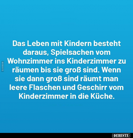 Das Leben mit Kindern besteht daraus, Spielsachen vom.. - Lustige Bilder | DEBESTE.de