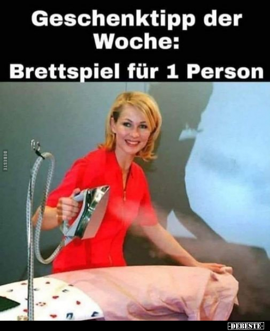 Geschenktipp der Woche: Brettspiel für 1 Person.. - Lustige Bilder | DEBESTE.de