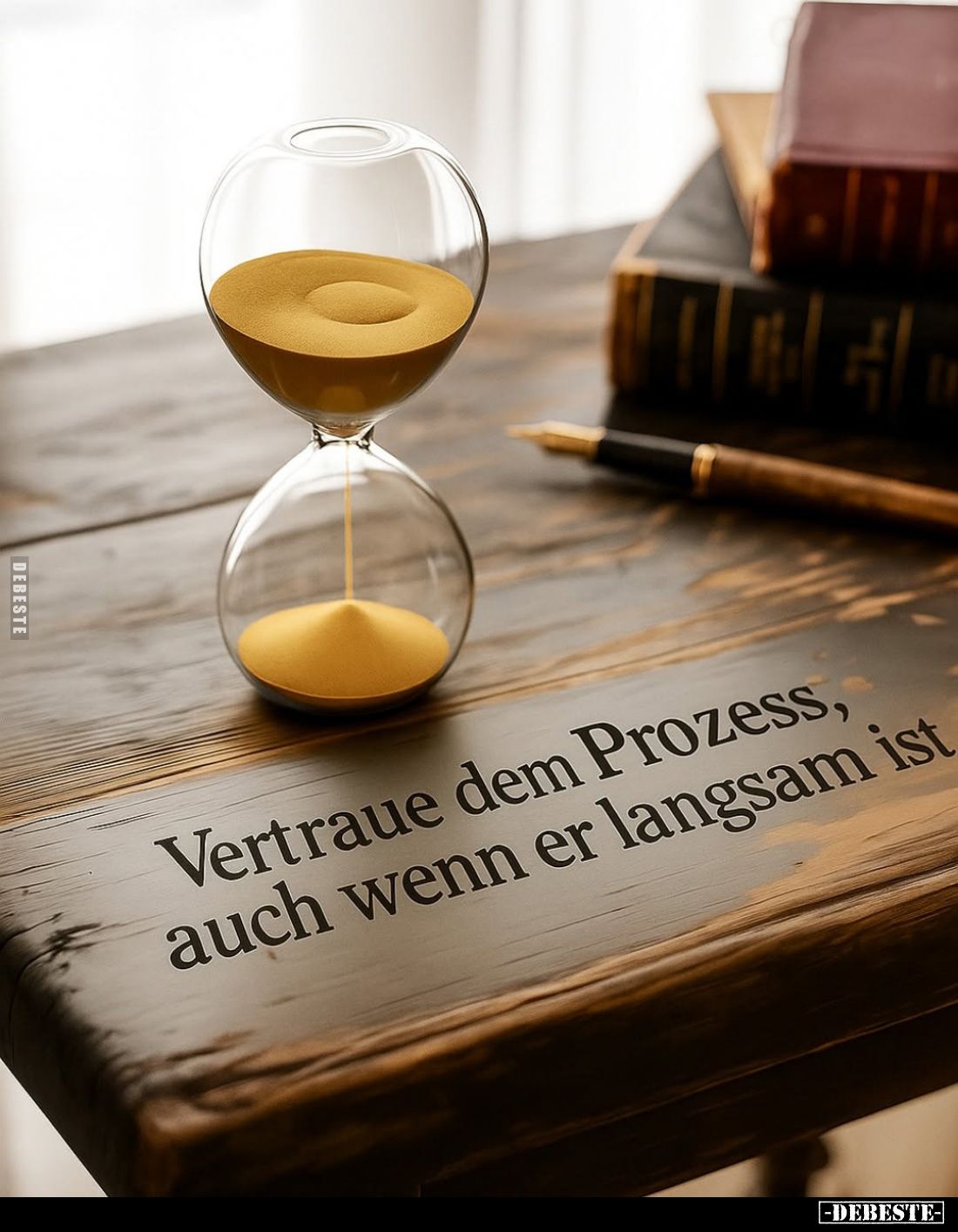 Vertraue dem Prozess, auch wenn er langsam ist
