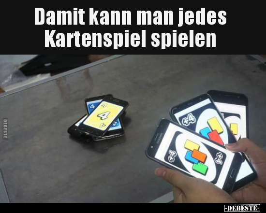 Damit kann man jedes Kartenspiel spielen.. - Lustige Bilder | DEBESTE.de