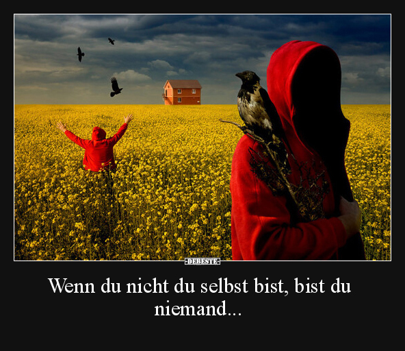 Wenn du nicht du selbst bist, bist du niemand... - Lustige Bilder | DEBESTE.de