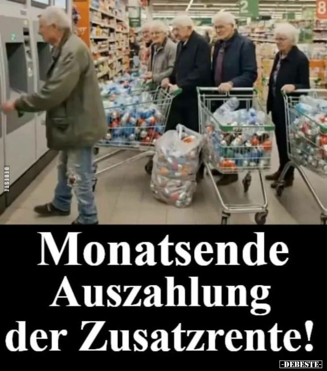 Monatsende Auszahlung der Zusatzrente!.. - Lustige Bilder | DEBESTE.de