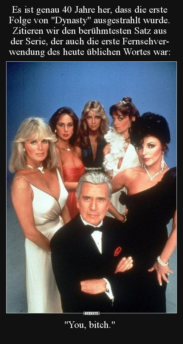 Es ist genau 40 Jahre her, dass die erste Folge von..