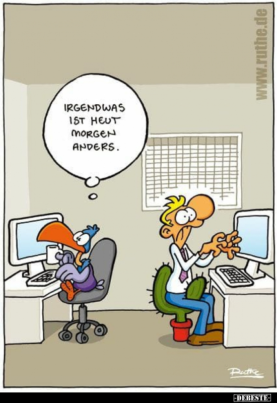 Irgendwas ist heut Morgen anders...