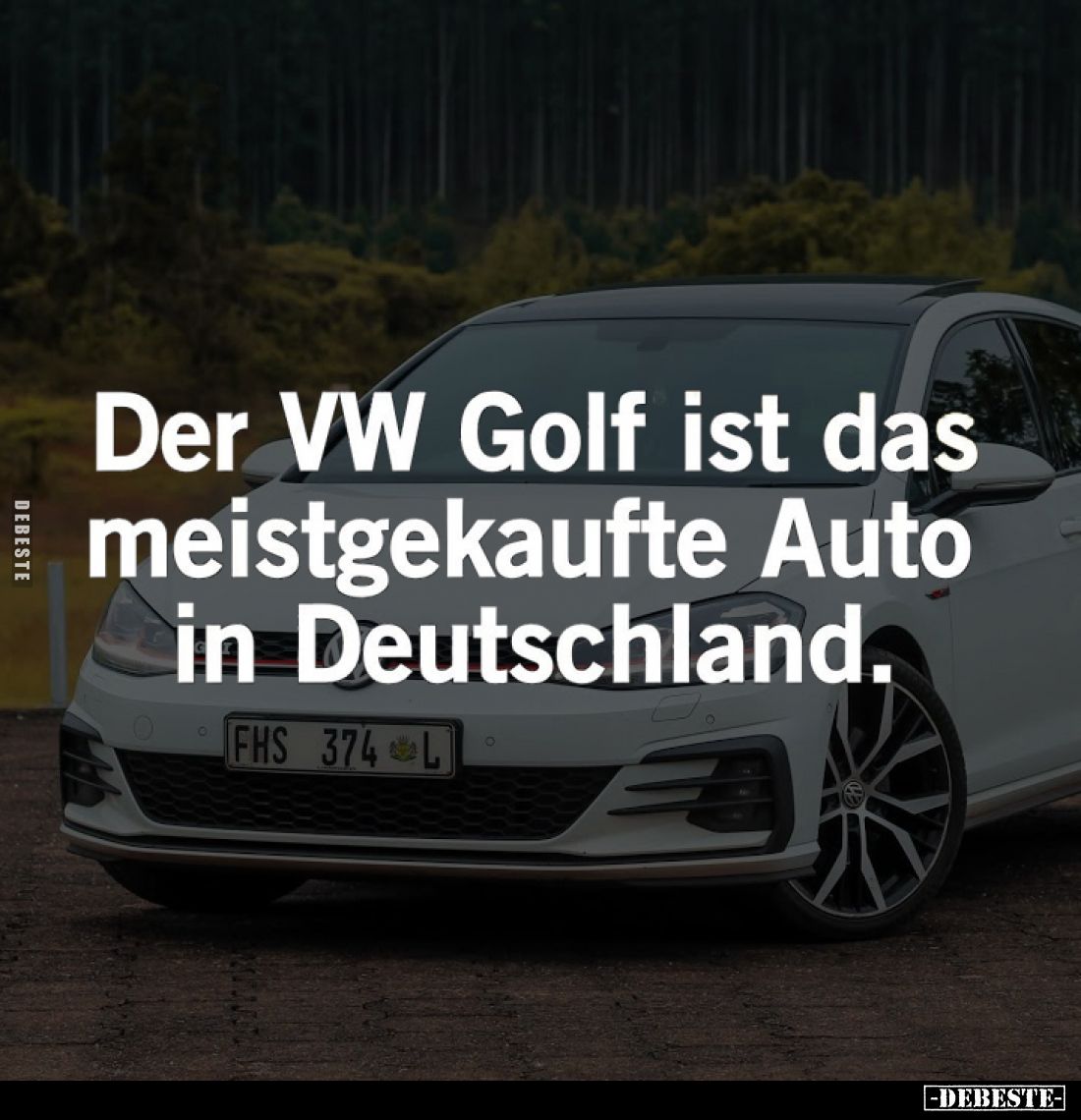Der VW Golf ist das meistgekaufte Auto in Deutschland.
