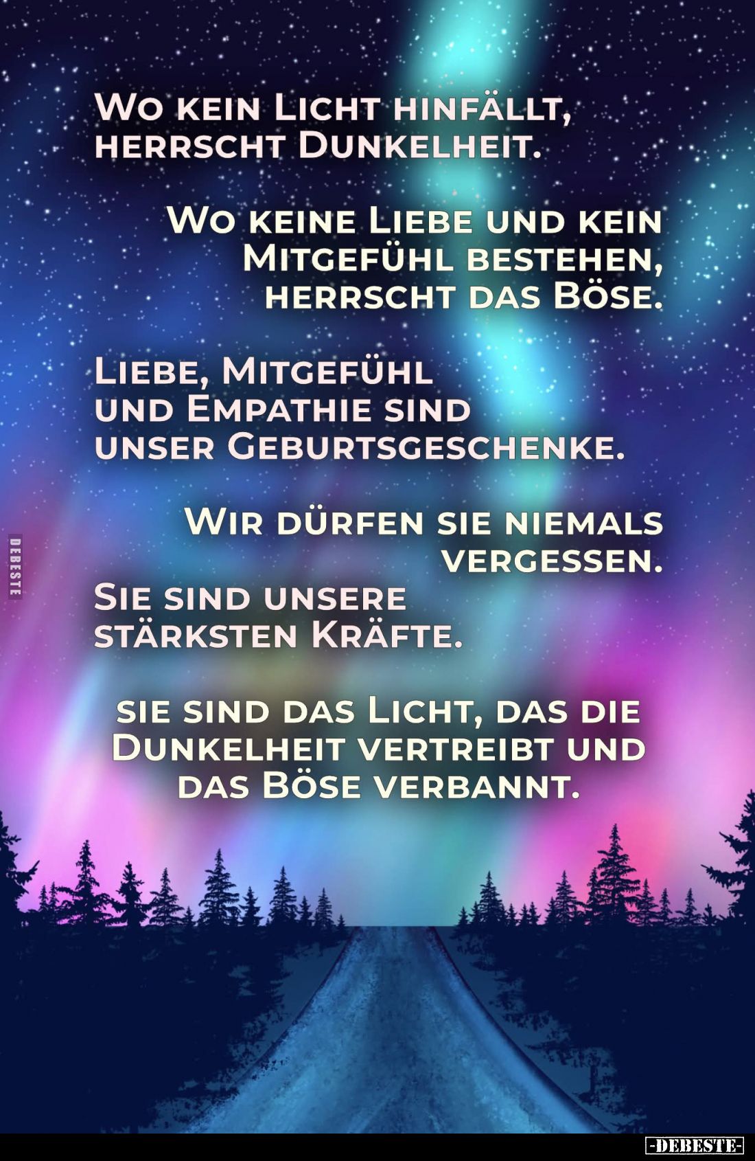 Wo kein Licht hinfällt, herrscht Dunkelheit.,, - Lustige Bilder | DEBESTE.de