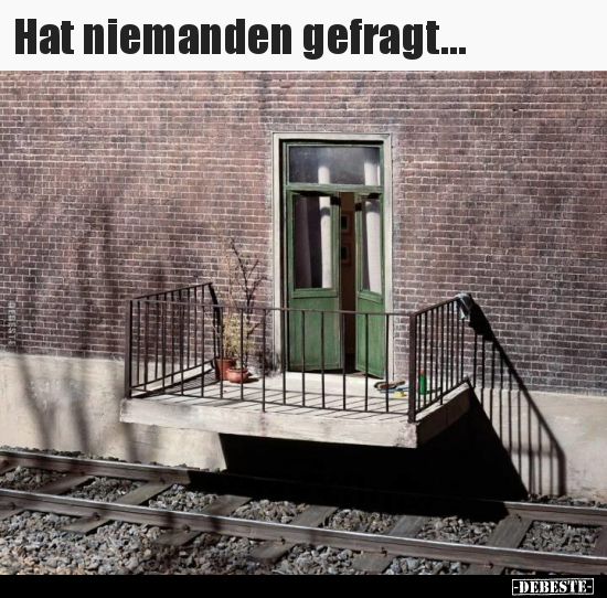 Hat niemanden gefragt...