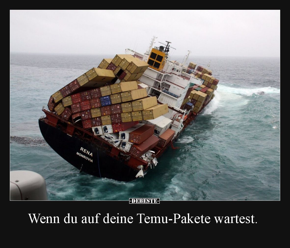 Wenn du auf deine Temu-Pakete wartest.