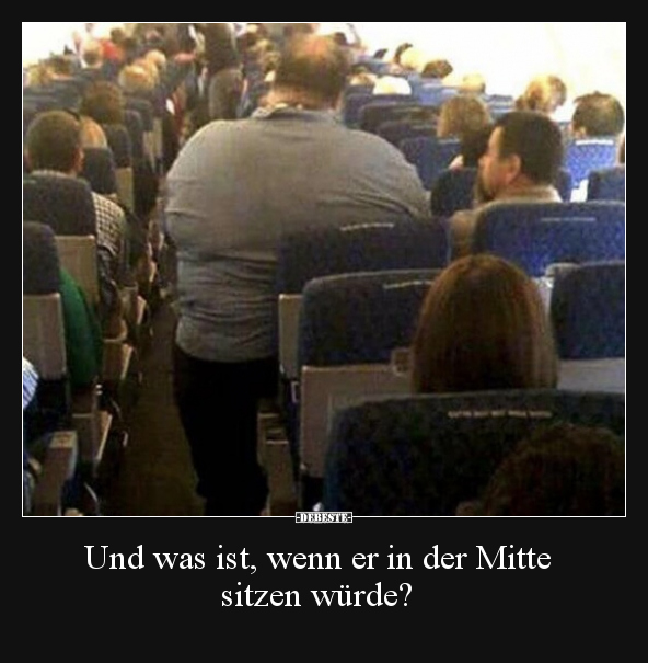 Und was ist, wenn er in der Mitte sitzen würde?.. - Lustige Bilder | DEBESTE.de