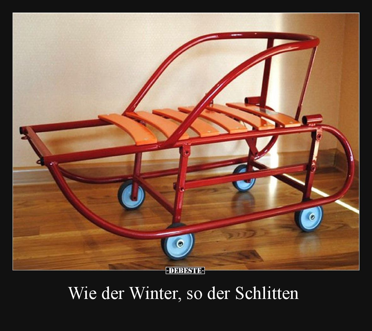 Wie der Winter, so der Schlitten.. - Lustige Bilder | DEBESTE.de