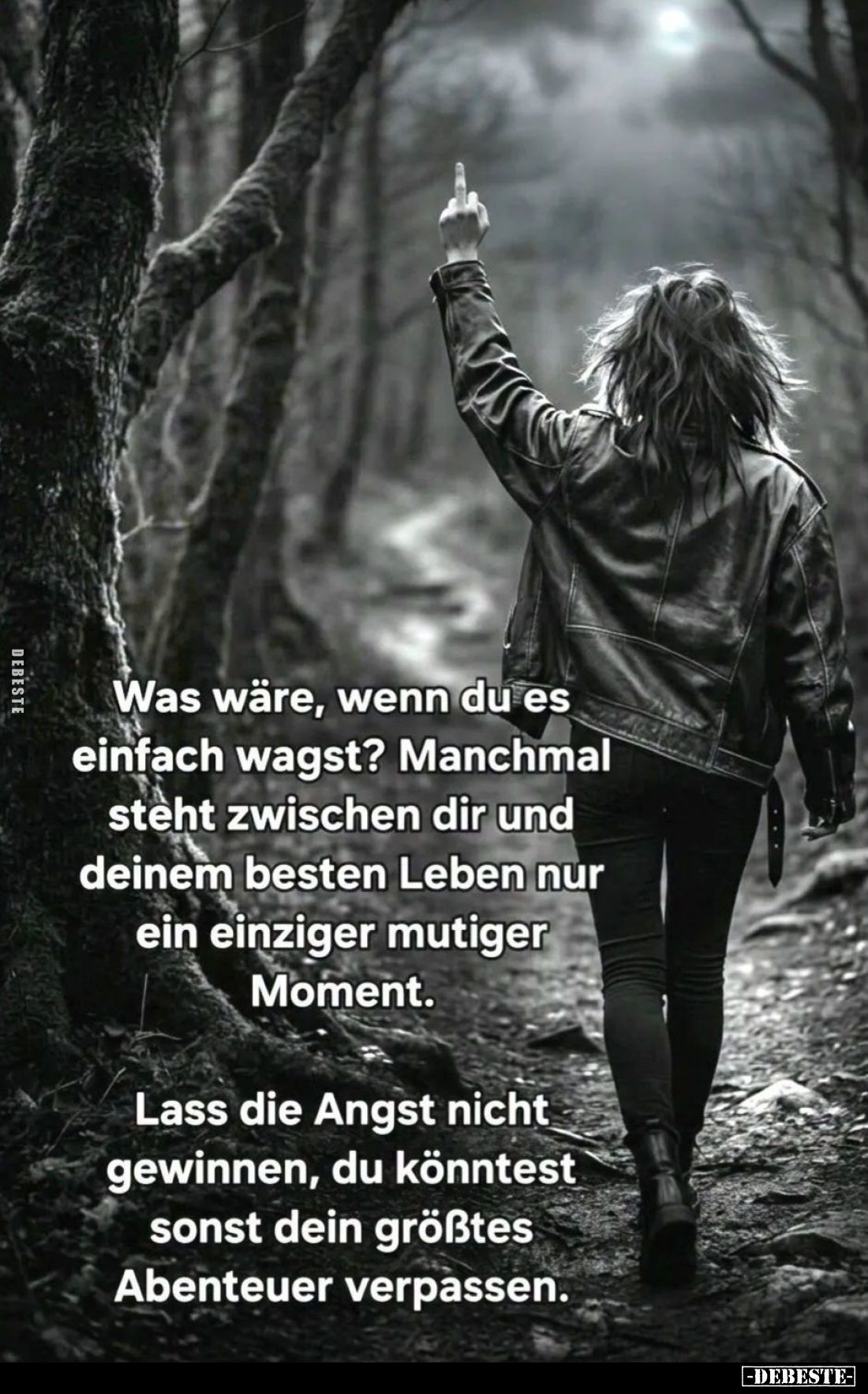 Was wäre, wenn du es einfach wagst? Manchmal steht zwischen dir und deinem besten Leben nur ein einziger mutiger Moment.
Las...