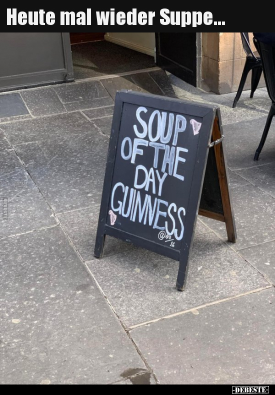 Heute mal wieder Suppe...