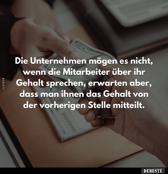Die Unternehmen mögen es nicht, wenn die Mitarbeiter über.. - Lustige Bilder | DEBESTE.de