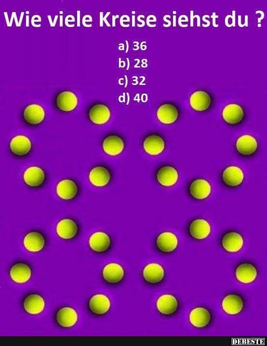 Wie viele Kreise siehst du?