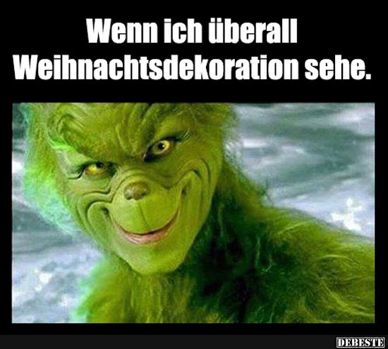 Wenn ich überall Weihnachtsdekoration sehe..