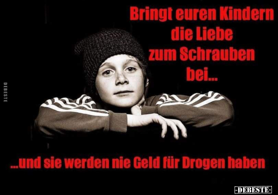 Bringt eueren Kindern die Liebe zum Schrauben.. - Lustige Bilder | DEBESTE.de