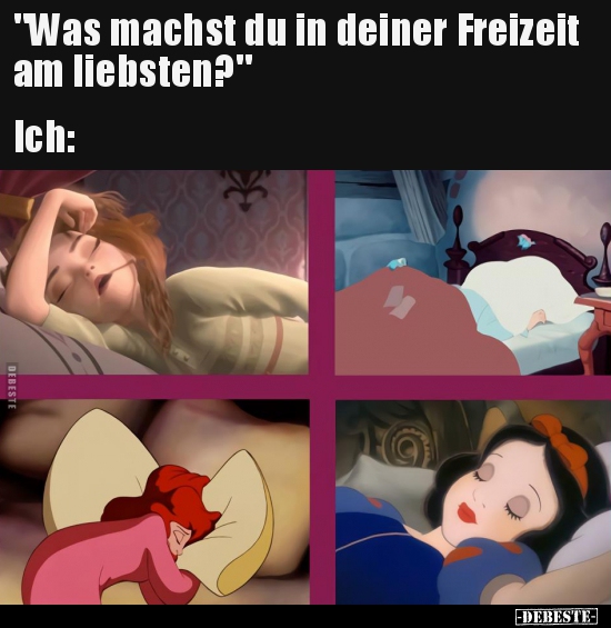 "Was machst du in deiner Freizeit am liebsten?"