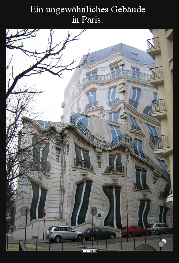 Ein ungewöhnliches Gebäude in Paris... - Lustige Bilder | DEBESTE.de