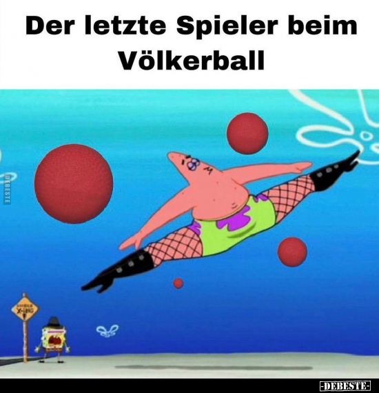 Der letzte Spieler beim Völkerball.. - Lustige Bilder | DEBESTE.de