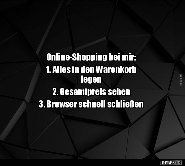 Online-Shopping bei mir: 1. Alles in den Warenkorb.. - Lustige Bilder | DEBESTE.de