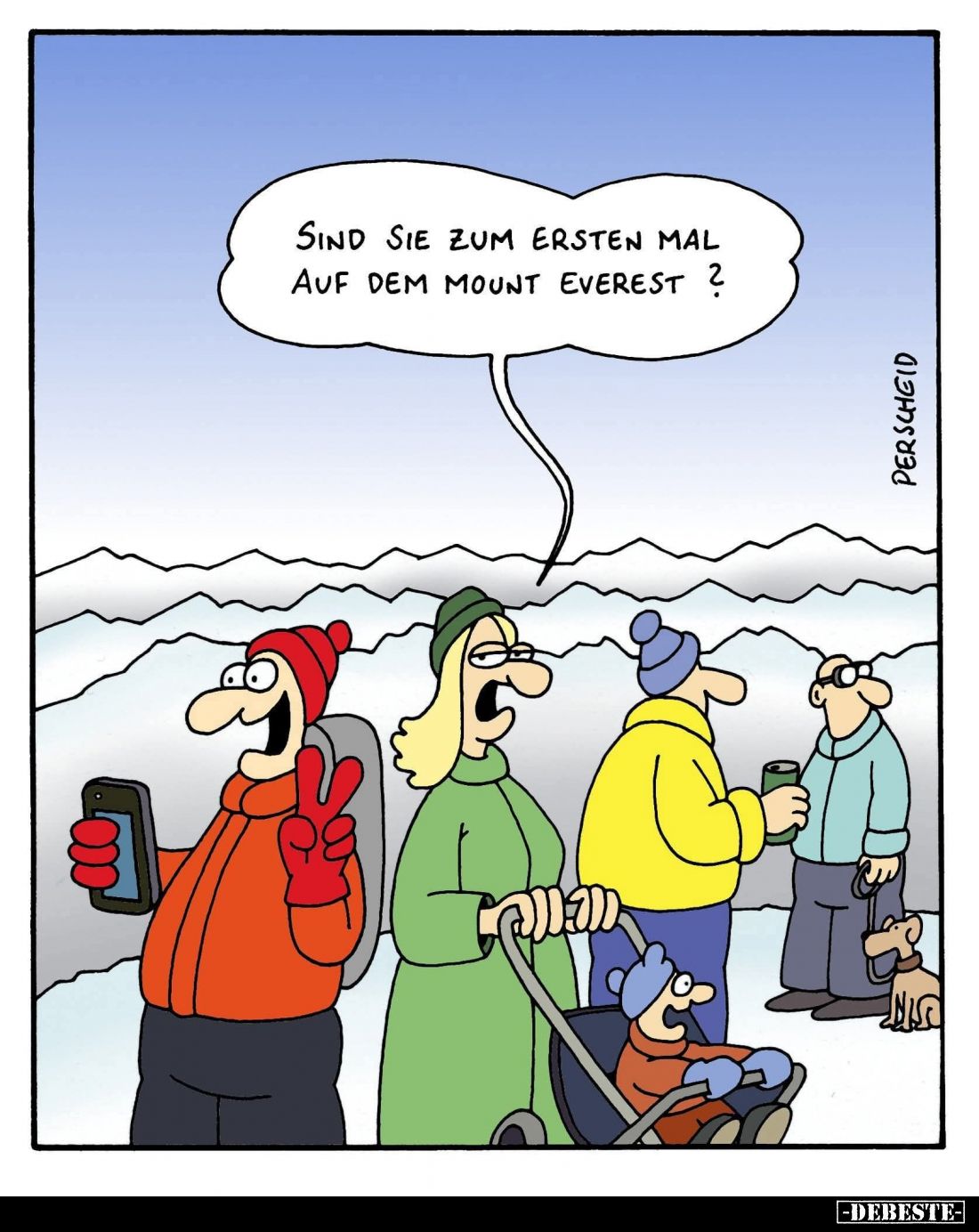 Sind sie zum ersten mal auf dem Mount Everest?