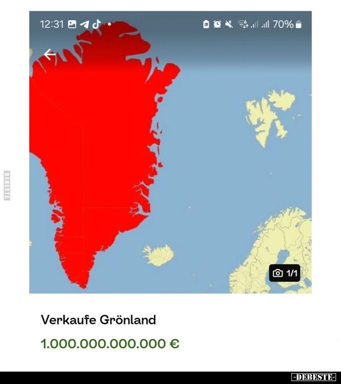 Verkaufe Grönland.