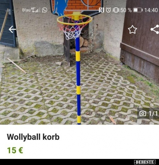 Wollyball korb.. - Lustige Bilder | DEBESTE.de