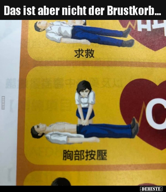 Das ist aber nicht der Brustkorb...