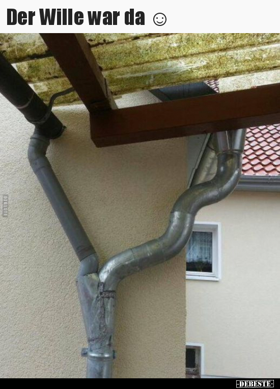 Der Wille war da.