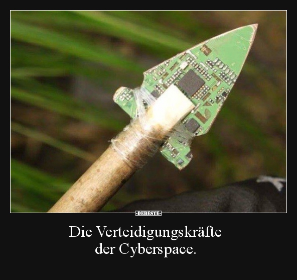 Die Verteidigungskräfte der Cyberspace... - Lustige Bilder | DEBESTE.de