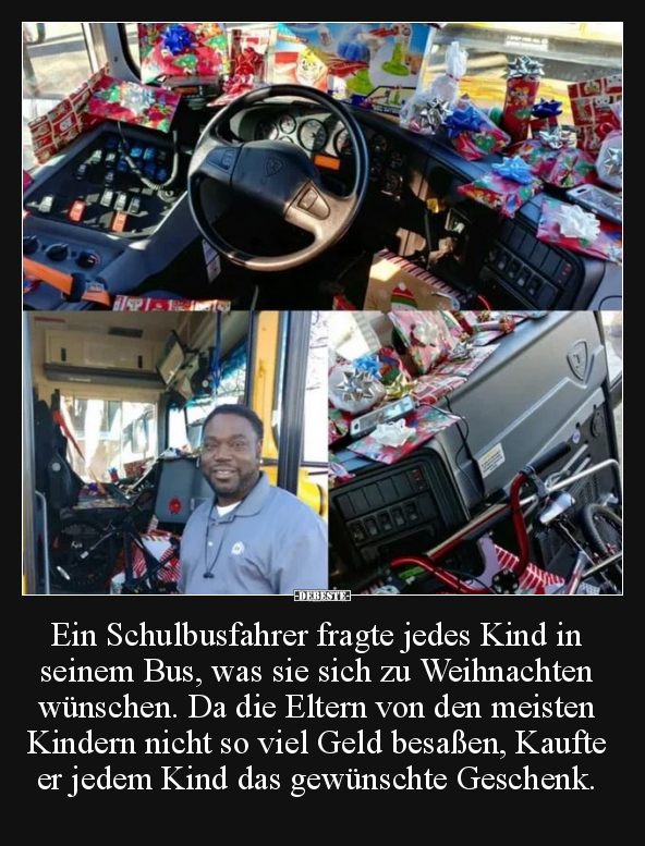 Ein Schulbusfahrer fragte jedes Kind in seinem Bus.. - Lustige Bilder | DEBESTE.de