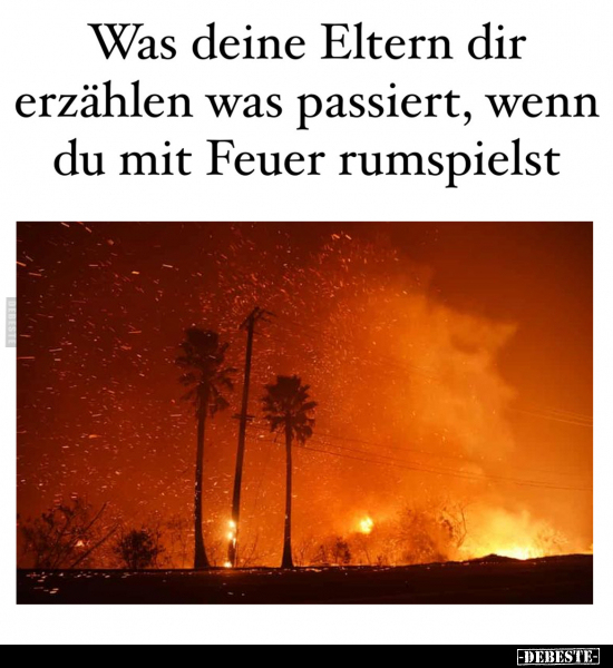 Eltern, Wenn, Feuer