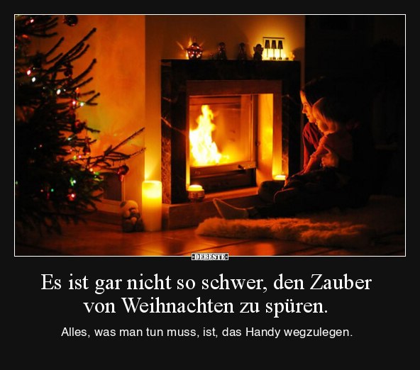 Es ist gar nicht so schwer, den Zauber von Weihnachten zu.. - Lustige Bilder | DEBESTE.de