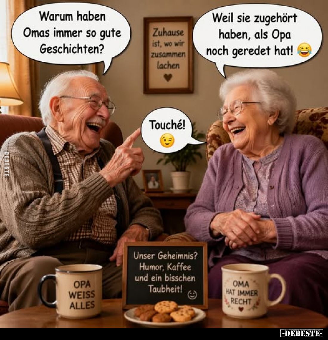 Warum haben Omas immer so gute Geschichten?.. - Lustige Bilder | DEBESTE.de