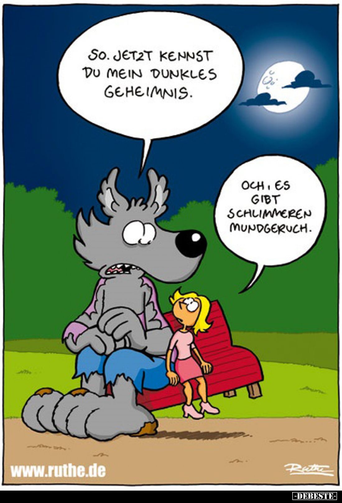 So. Jetzt kennst du mein dunkles Geheimnis.
-
Och, es gibt schlimmeren Mundgeruch.