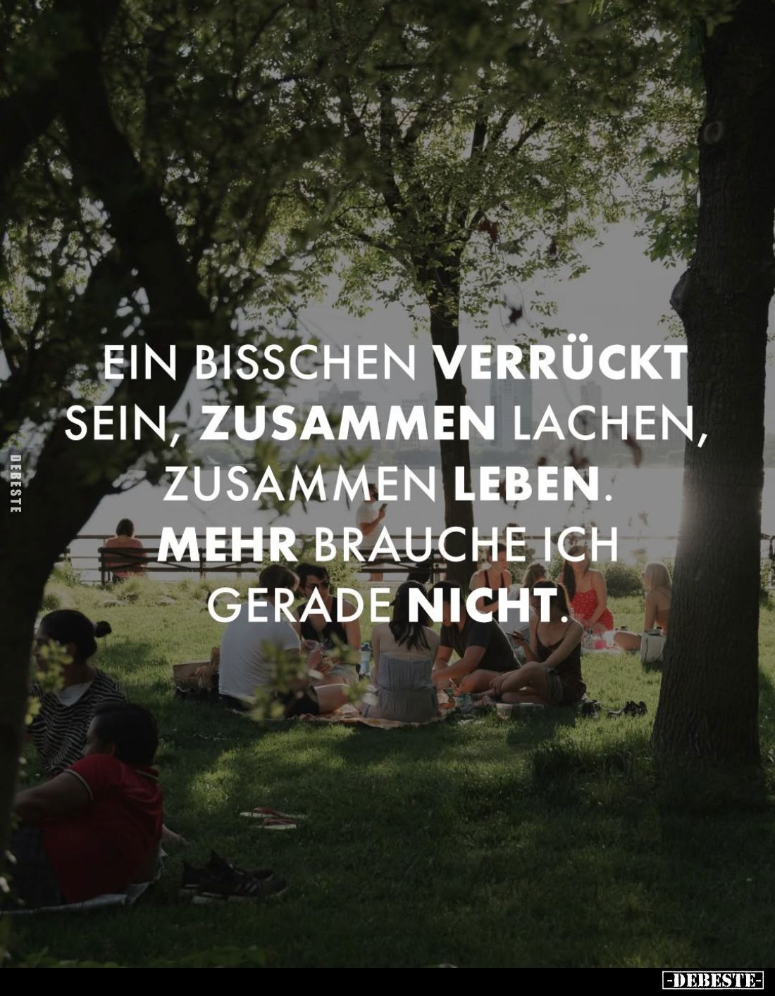 Ein bisschen verrückt sein, zusammen lachen, zusammen.. - Lustige Bilder | DEBESTE.de