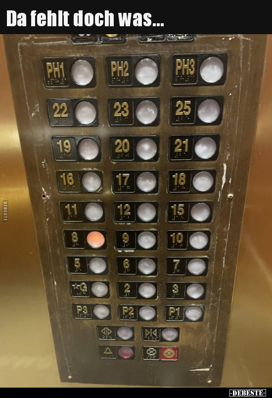 Da fehlt doch was...
