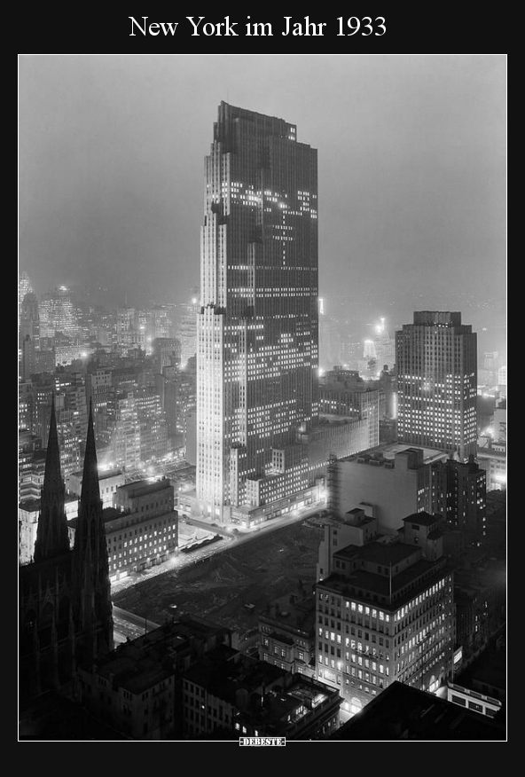 New York im Jahr 1933.. - Lustige Bilder | DEBESTE.de