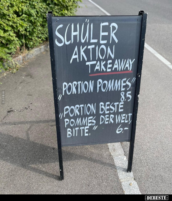 Schüler Aktion Take Away.. - Lustige Bilder | DEBESTE.de