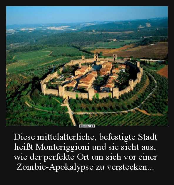 Diese mittelalterliche, befestigte Stadt heißt.. - Lustige Bilder | DEBESTE.de