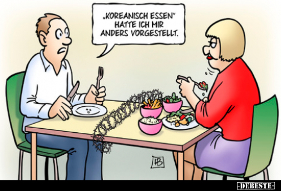 "Koreanisch essen" hatte ich mir anders vorgestellt...