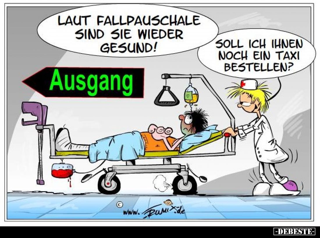 Laut Fallpauschale sind sie wieder gesund!.. - Lustige Bilder | DEBESTE.de