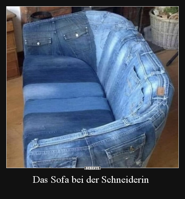 Das Sofa bei der Schneiderin.. - Lustige Bilder | DEBESTE.de