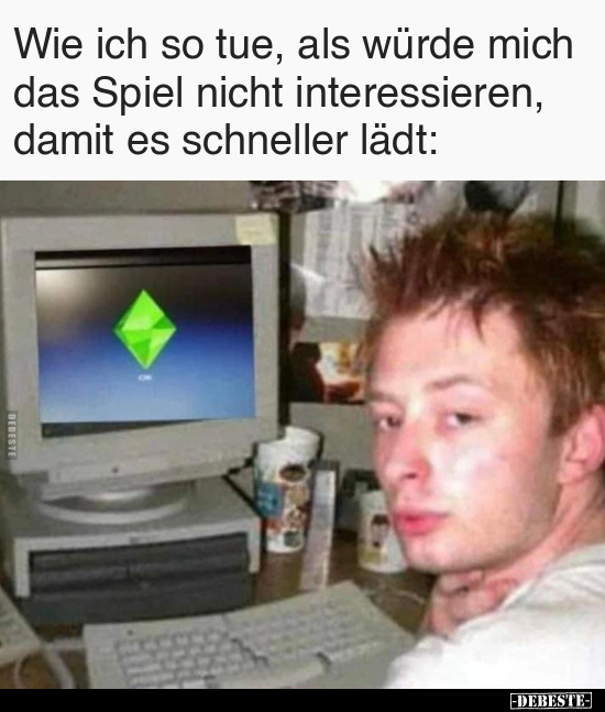 Wie ich so tue, als würde mich das Spiel nicht.. - Lustige Bilder | DEBESTE.de