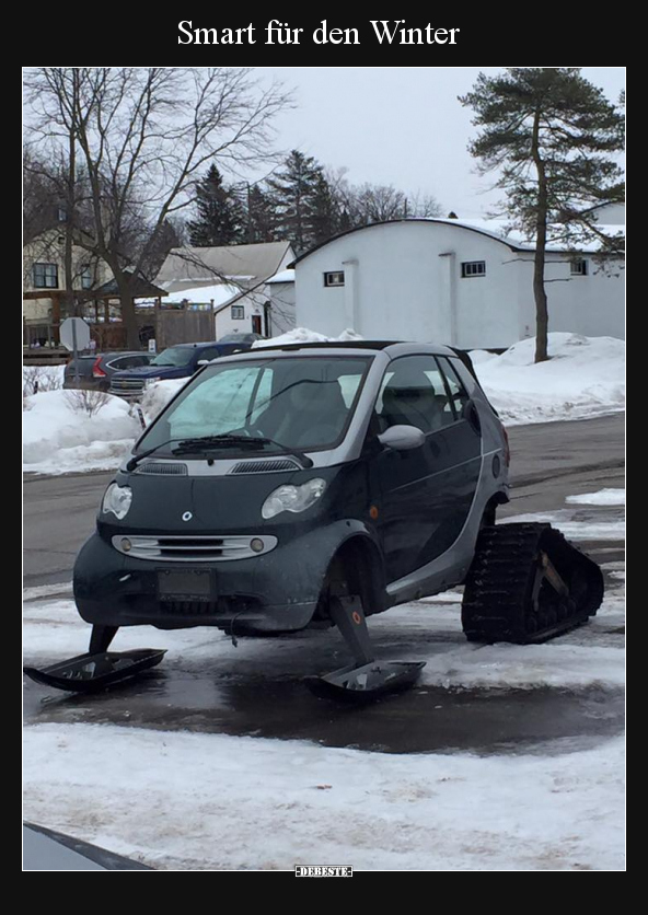 Smart für den Winter.. - Lustige Bilder | DEBESTE.de