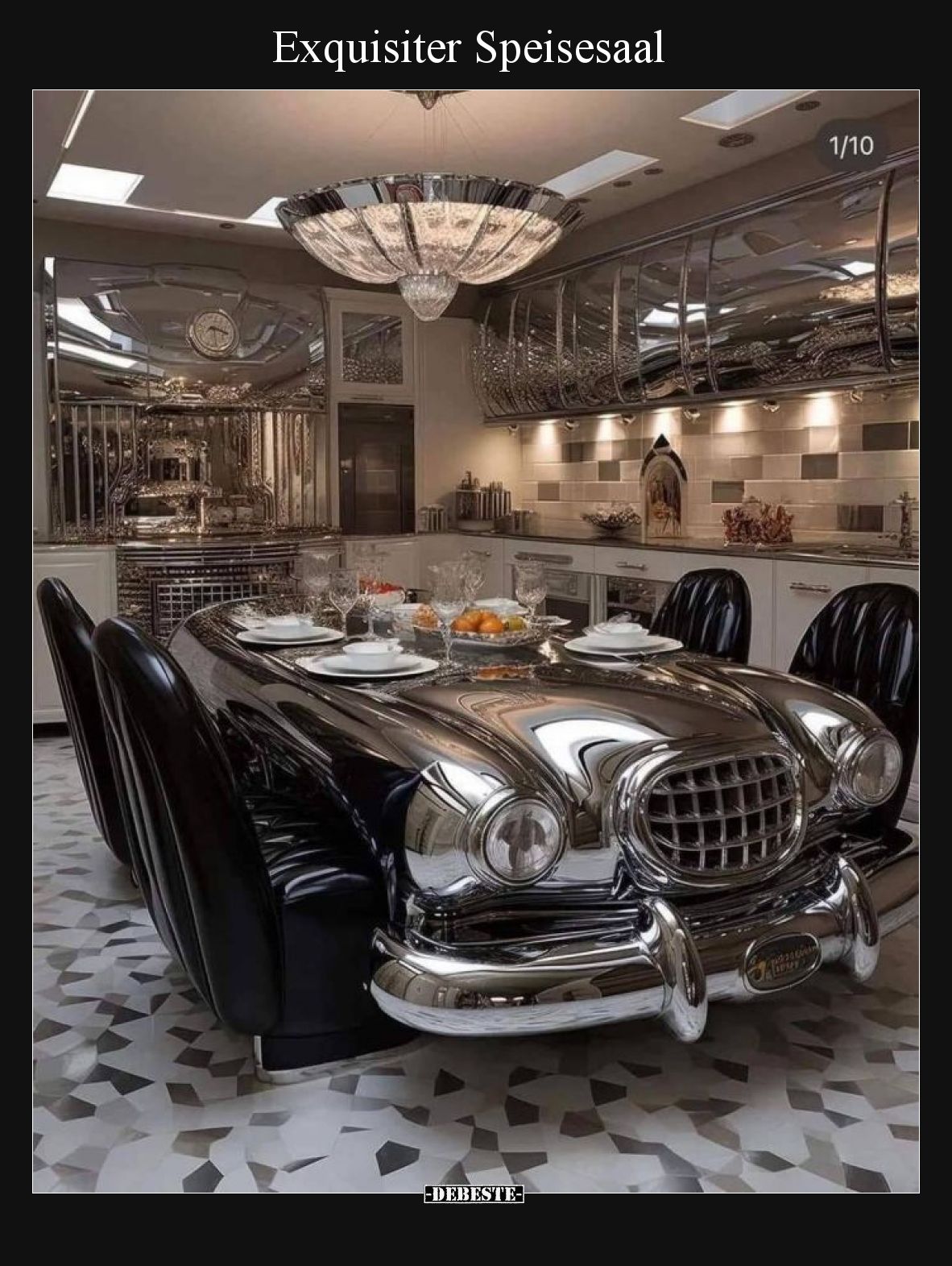 Exquisiter Speisesaal