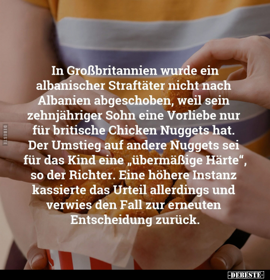 Großbritannien, Albanien, Sohn, Chicken