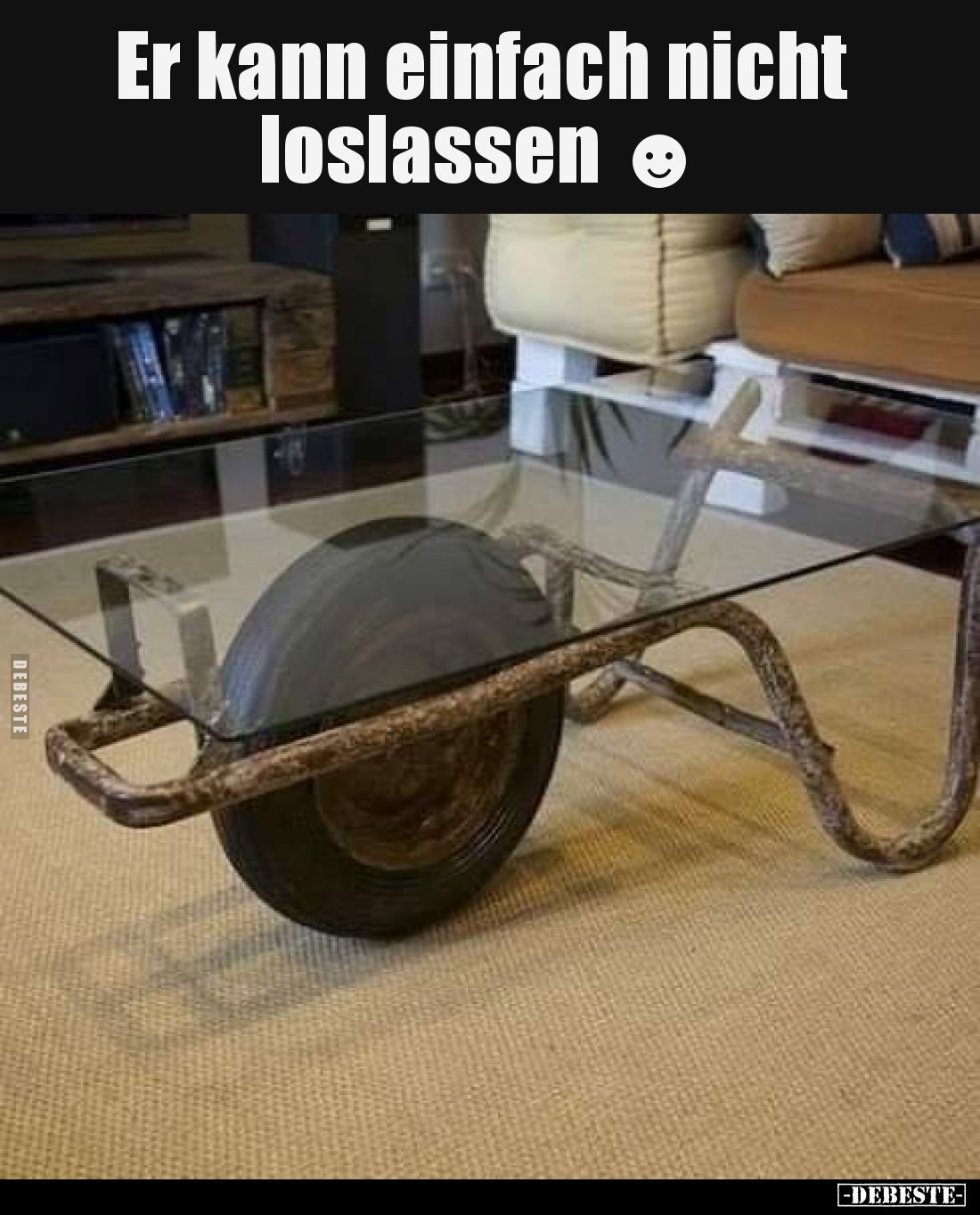 Er kann einfach nicht loslassen