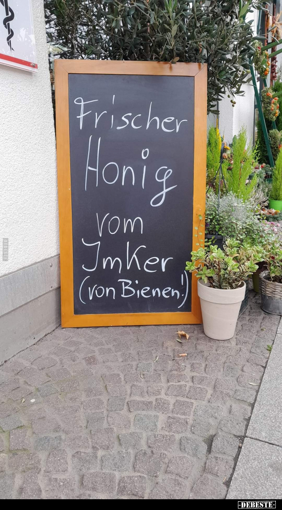 Frischer Honig Vom Imker (von Bienen!).. - Lustige Bilder | DEBESTE.de