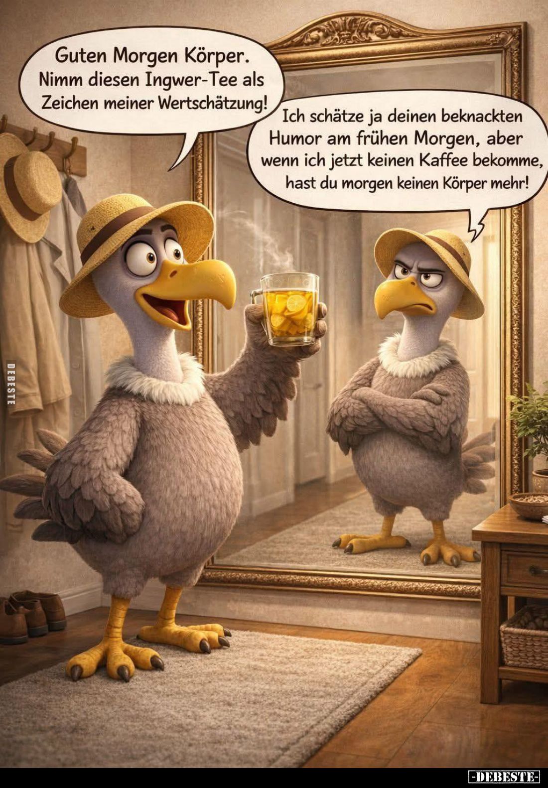 Guten Morgen Körper. Nimm diesen Ingwer-Tee als Zeichen.. - Lustige Bilder | DEBESTE.de